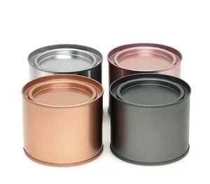 250 ml aluminium blikje koffie thee verpakking pot lippenbalser container lege kaarsenpotten metalen roompot doos SN4113