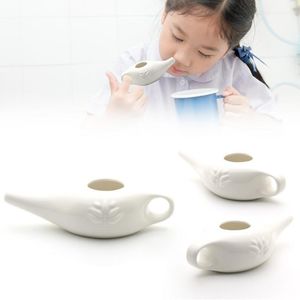 250 ml keramische neti pot nasale wassysteem reinigingskit voor het wassen voor sinus allergie -neus yoga detox -spoeling