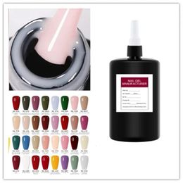 250ml Milky White UV Opie Gel Pole de uñas Materia prima 273 Colores Bulk Semipermanent ART Varniz Manicure Professional 240509