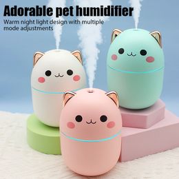 250 ml mini schattige luchtbevochtiger etherische olie vochtige vochtigasores thuis slaapkamer aroma diffuser purifier parfum cool mist maker