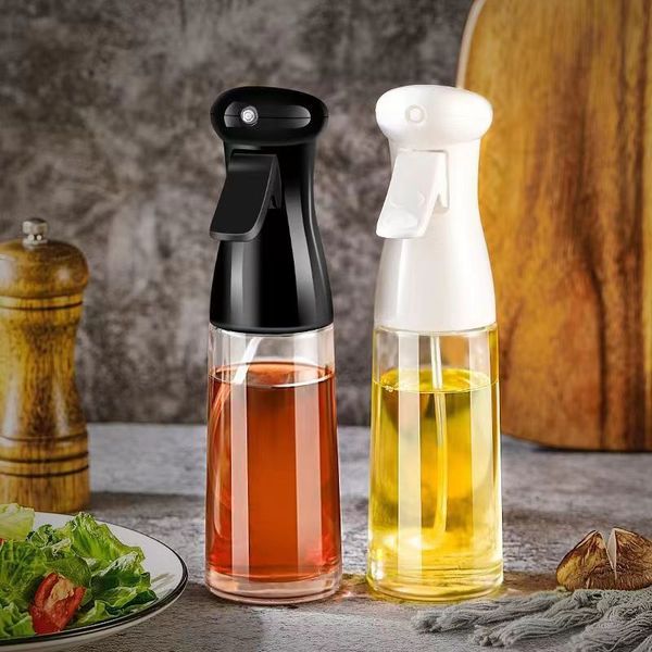 Botella de aceite de 250 ml Botella de aerosol BBQ Cocina Aceite de aceite Mister Mister Dispenser Dispensador Aceite Botella Mister para la cocina de la freidora de aire