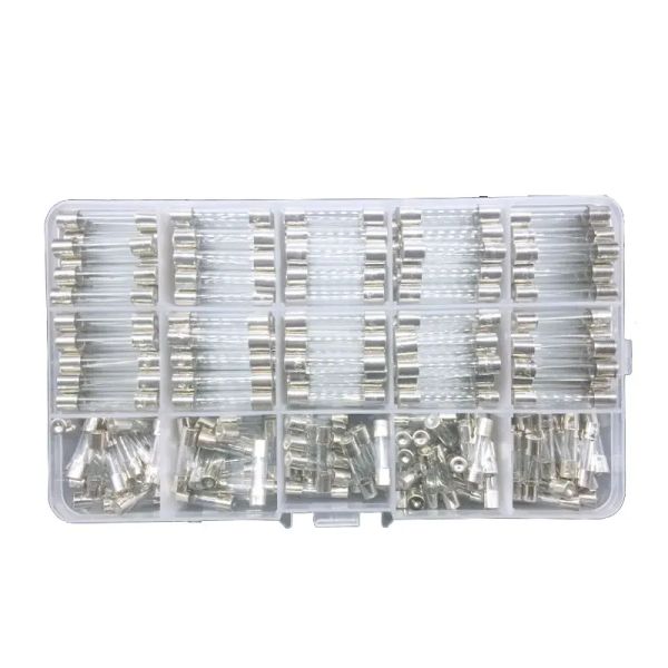 250pcs en verre fusibles Fast Blow Glass FuSE 250V 6x30 mm 1A 2A 3A 5A 6A 7A 8A 10A 15A 20A 5X20 MM 1A 5A 10A 15A 20A avec clair