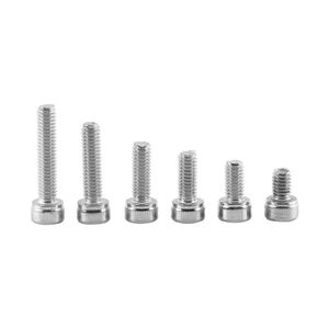 Freeshipping 250 stks/set M4 A2 Hex Socket Schroeven Rvs Moer Bout Assortiment Reparatie Tool Accessoire Awiew