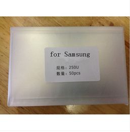 Autocollant adhésif transparent OCA épais de 250 um pour Samsung Galaxy Note 2 3 4 5 8 9