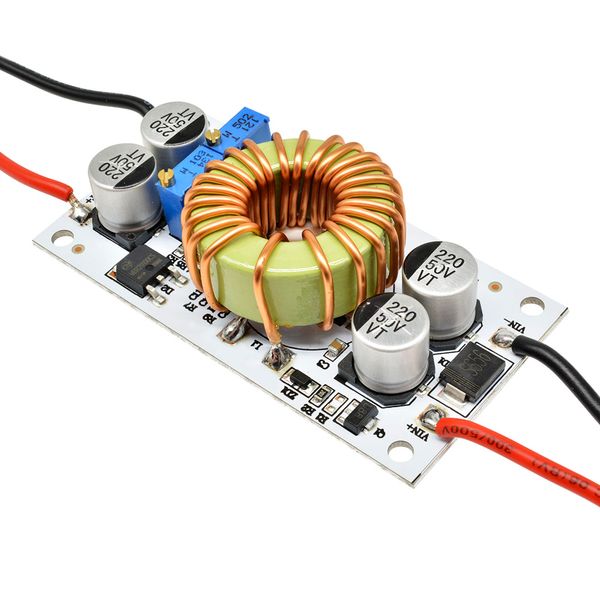 Placa de aluminio de 250W DC-DC Boost Converter Ajustable 10 A Paso hacia arriba Módulo de alimentación de corriente constante Controlador LED