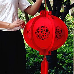 2530 cm Good Luck Red Lantern Chinese Jaar Spring Festival Celebration Decor 220527
