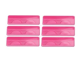 Étui à cils rose Portable réutilisable, boîte de rangement vide de faux cils, boîte d'emballage en plastique Transparent 5132913 2550 pièces