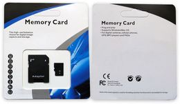 256GB 128 Go 200 Go 64GB 32 Go C10 TF Flash Carte de mémoire Classe 10 Gratuit adaptateur SD Détail Blister Package Epacket DHL Livraison gratuite