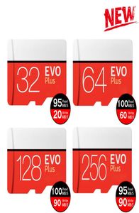 256 GB 128 GB 64 GB 32 GB Zwart versus Wit Evo plus TF Flash -kaart 90MB 80MB High Speed Class 10 Snel voor Camera's smartphones Tablet9272221