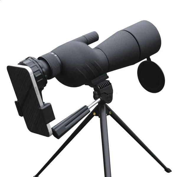 2575x60 HD Telescopio terrestre Potente telescopio con zoom monocular BAK4 Prisma impermeable para observación de aves Tiro al blanco Camping 240312