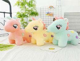 25cm 3color Unicorn Plush Toy Pony Doll Enfants Gabe Gab Machine Doll Rag Dol Dolt Toy Toy Toy Cadeaux 262Q6107377