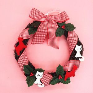 guirnalda de pino decoraciones navideñas venta al por mayor 25 cm / 9.8 