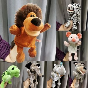 25 cm Dier Handpop Knuffels Baby Educatief Vingerpoppetjes Gevulde Pop Speelgoed Vertellen Verhaal Kids Kinderen Gift 231220