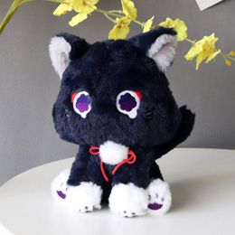 25 cm de anime Scaramouche gato muñeca peluche juguetes de animales genshin impacto wanderer mascota de cosplay juguete