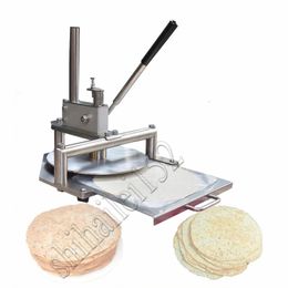 25 cm commercieel handdeegpers machine roestvrij staal pizza -deeg afvlakke persmachine flatbread deeg persmachine