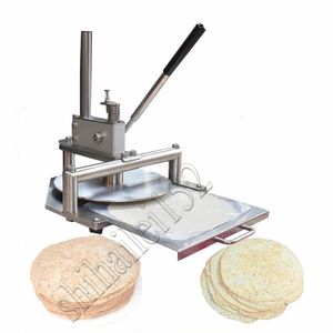 25 cm commercieel handdeegpers machine roestvrij staal pizza -deeg afvlakke persmachine flatbread deeg persmachine