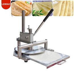 25 cm commercial en acier inoxydable Pizza Flattening Press Machine Press Flat Bread Perk Press Machine