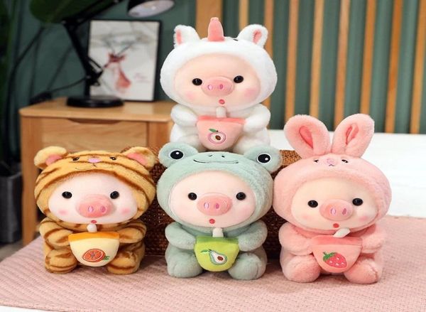 Poupée en peluche déformée de 25cm, licorne, grenouille, tigre, lapin, cochon, fille, poupée endormie, cadeau d'anniversaire 3454580