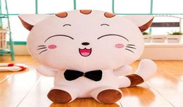25 CM mignon Kawaii chat avec arc en peluche poupées jouets cadeau en peluche doux poupée coussin canapé oreiller cadeaux de noël cadeau fête Decor308I8897252
