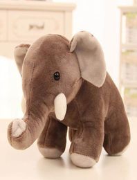 25 cm mignon grand jouet en peluche en peluche boo éléphant simulation elephant poupée jet oreiller anniversaire de Noël cadeau 4362234