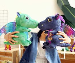 25 cm Jouet en peluche Pelue Little Flying Dragon Dol Dinosaur Dol Doll Machine Enfants039S Gift9370634