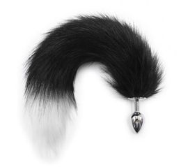 25 cm de diamètre de diamètre Cosplay Fox Tail SexspielZEug Anal plug Toy 41 cm Longueur Blanc Blanc Femme Chien Cat Tail Dildo5448569