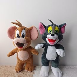 25 cm Fashion Kawaii Cat en muis pluche speelgoed Kawaii PP Cotton Gevulde plush kussenfestival Gift Doll Kids Toys