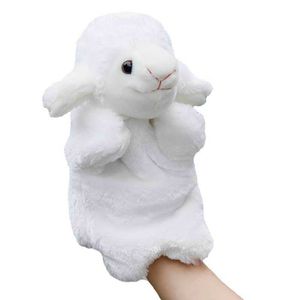 25 cm Doigt Marionnettes Ensemble Bébé Panda Gris Loup Gant Main En Peluche Poupée Enfants Histoire Raconter Jouets Éducatifs