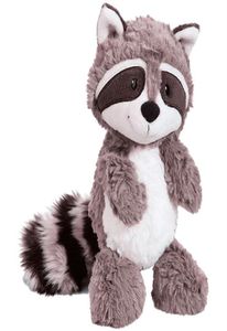 25 cm gris mapache juguete de peluche encantador mapache lindo suave animales de peluche muñeca almohada para niñas niños bebé regalo de cumpleaños233E1194041