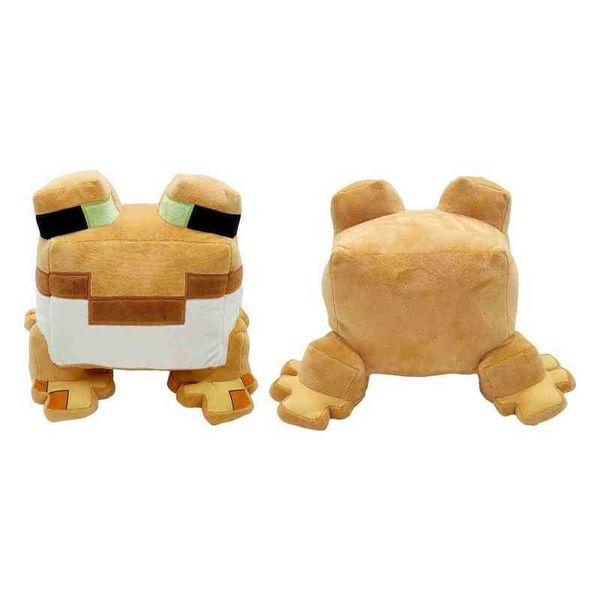 25 cm Kawaii Juego Rana de dibujos animados Animales de peluche Juguete Muñecas nuevas lindas Muñeco de peluche suave Plushie Ranas Almohada Regalos de cumpleaños para niños J220729