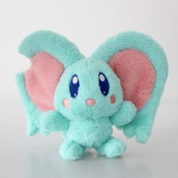 25CM Kawaii Kirby Elfilin peluche jouet dessin animé animaux en peluche bleu grandes oreilles elfe peluche enfants jouets en peluche cadeau de vacances pour enfants