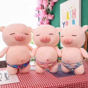 25 cm nouvelle plage cochon en peluche maillot de bain cochon poupée oreiller poupées pour enfants