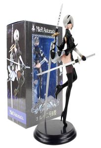 25 cm NieR Automaten YoRHa Geen 2 Type B 2B Banpresto PVC Action Figure Collection Model Speelgoed Pop Cadeaus voor Kinderen T2001063431908