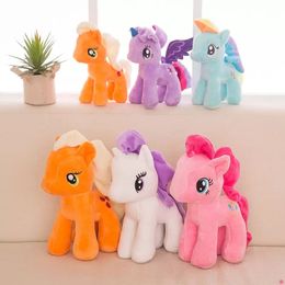 25cm Licorne poupée jouets en peluche animaux en peluche My Toy Collectiond Edition envoyer Poneys Spike Pour Enfants Cadeaux De Noël D86