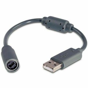 Câble adaptateur USB A USB A de 25cm, cordon de remplacement pour contrôleur de jeu filaire Xbox 360, accessoires, convertisseur de connexion gris