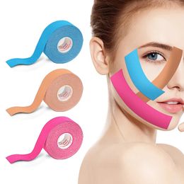 25 cm x 5m Kinesiology Tape for Face V Line Eyes Necy Eyes Soulever Retainage Autocollant Autocollant Facial Skin Care Tool Bandage Elastic 240425