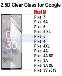 Protecteur d'écran de téléphone en verre trempé transparent 25D 033MM, pour Google Pixel 7 7A 6A 6 5 5XL 5A 4 4A 4XL Pixel7 pixel6a 5G9361512