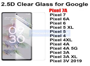 Protecteur d'écran de téléphone en verre trempé transparent 25D 033MM, pour Google Pixel 7 7A 6A 6 5 5XL 5A 4 4A 4XL Pixel7 pixel6a 5G3546562