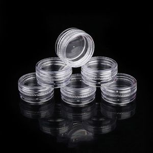 25G Doorzichtige Plastic Potten Oogschaduw Nagellak Poeder Cosmetische Potten Crème Fles Huisdier Plastic Pot Naakt Cosmetische Container Iuiqx