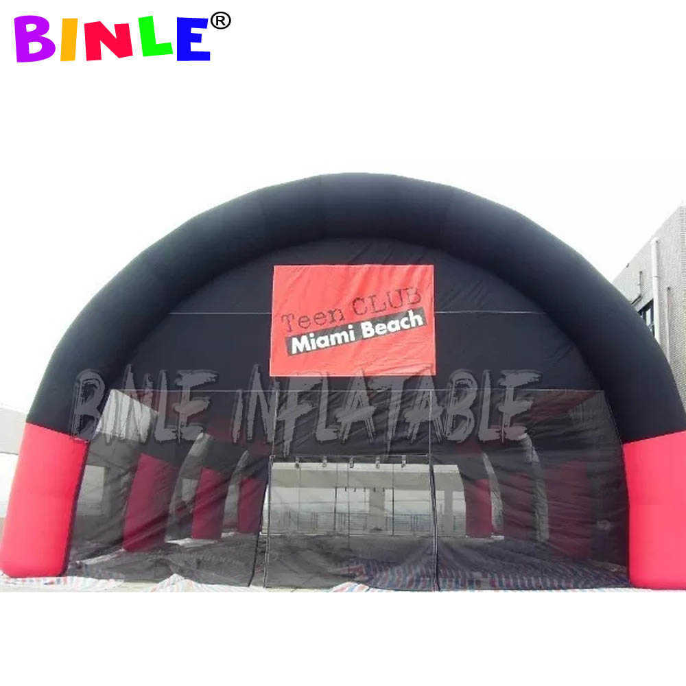 25m Long Large dome Inflatable Paintball Sports Arena/Inflatable Paintball Field sports tent with mesh For Outdoor Activity