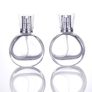 25ml Perfume Spray Bottle Portable Refillable Glass Packing Bottles Empty Cosmetic Containers Travel Aluminum Atomizer