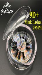 25 mm 100 CHEAUX MINK 3D Faux cils multicouches Multicouches Wispies Fluffy Couss de cils Tools de maquillage pour les yeux 4675556