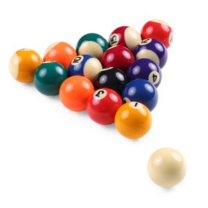 25 mm / 32 mm / 38 mm Billiards de bolas de mesa de billar setcooker bolas de señal de piscina