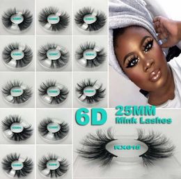 25mm 3D Vison Cils 5D Vison Cils Naturel Faux Grand Volume Cils De Luxe Maquillage Dramatic145