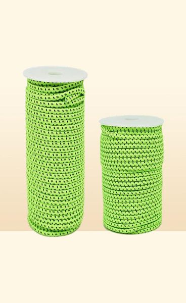 25 mm 4 mm 50m Tent réfléchi Guyline Corde paracord avec 6 tendeurs Guyline Tenders for Outdoor Camping Tent Awning Rope11391254