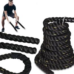 * Corde à sauter lourde de 25 mm, exercice d'entraînement, corde de combat, entraînement de puissance, équipement de gymnastique à domicile, équipement d'entraînement musculaire 240304.