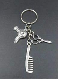 25mm sleutelhangers geschenken haardroger schaar kam paar sleutelhanger sleutelhanger tas bedels hanger sleutelhanger sieraden sleutelhanger accessoires