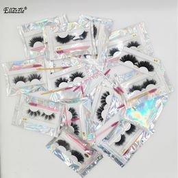 Cils de vison 3D 25mm, Extension de cils longs bouclés 5D, cils moelleux, maquillage, vente en gros