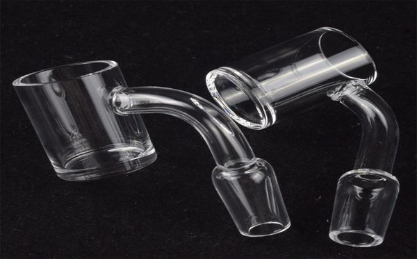 Clavo Banger de cuarzo de 25 mm, parte inferior de 4 mm de espesor con clavo macho hembra de 90 grados con junta transparente de un cuarto para plataformas petrolíferas de bobina DAB 3572759