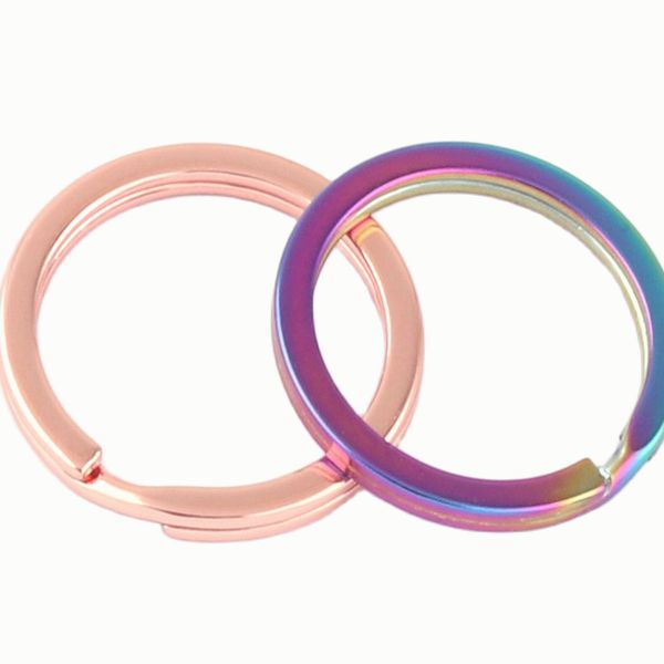 Rainbow Rainbow Flat Double Split Round Saut Clip Clif